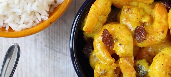 5-minute prawn curry - Croque-Maman