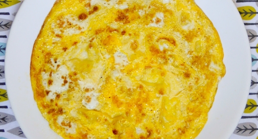 Clotilde and her one egg omelette - Croque-Maman