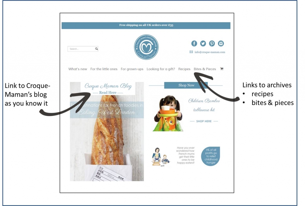 Croque-Maman new website